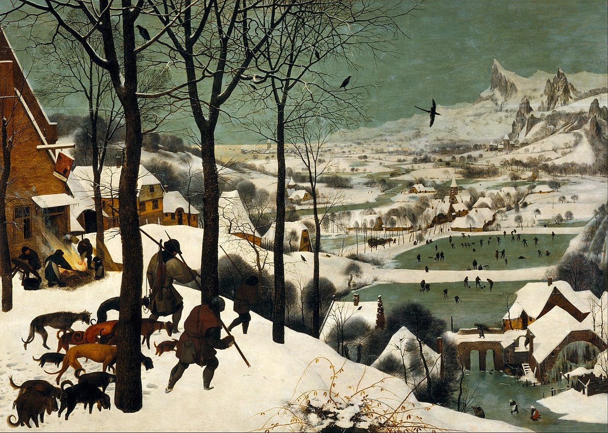 Pieter Breughel - Hunters in the Snow